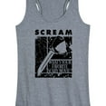 thumbnail image 3 of Scream - Knife - Women's Racerback Tank, 3 of 5