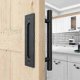 thumbnail image 4 of 31CM Sliding Door Handle, Black Sliding Door Handle, Large Rustic Size, Suitable for Gates, Garages, Cabinets 1 Pcs, 4 of 4