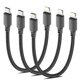thumbnail image 1 of Cable USB C a Lightning Cenepor de 6 pulgadas y 20 cm, paquete de 3 unidades MFi, 1 of 7