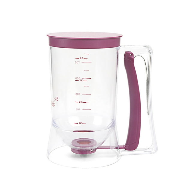 Manual Batter Dispenser Storable Control Measuring Label Plastic Baking Cupcake Tool Accessories Mixer