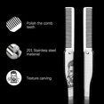 thumbnail image 5 of Folding Beard Comb Premium Stainless Steel Pocket Comb for Home Travel, 5 of 5
