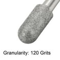 thumbnail image 4 of Brocas de diamante para moler, bits de perforación para herramienta rotativa, vástago de 1/4 de pulgada, nariz de bola cilíndrica de 10 mm, 120 de grano, 5 piezas, 4 of 4