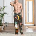 thumbnail image 4 of Salouo Gnome Insect Frog Print Pajama Pants for Men, Lounge Pants Elastic Waistband Casual Men's sleepwear Loungewear Sleep Pajama Pant -XX-Large, 4 of 7