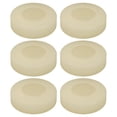 thumbnail image 1 of Nestingho 6 Pcs Rondelles de Hockey sur Glace en PVC Blanches pour Entraînement Intérieur et Extérieur, Finition Réduisant le Bruit, 1 of 8