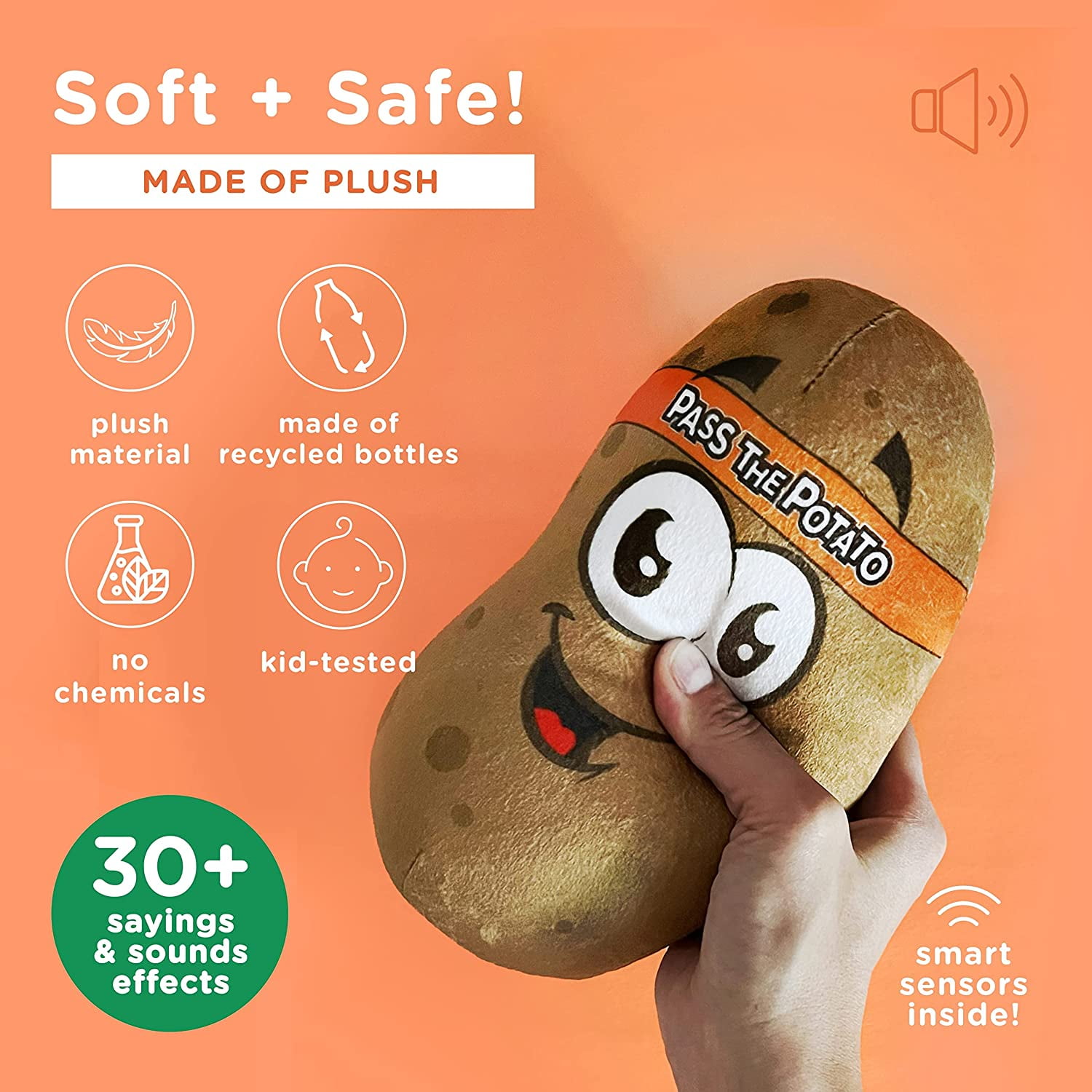 Buy Move2Play Pass The Potato Game, Hilarious Talking Music Game For