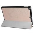 thumbnail image 4 of Funda de cuero con tapa horizontal y textura Custer para iPad 9.7 (2018) y iPad 9.7 (2017), con tres pliegues y función de suspensión/activación (negra), 4 of 5