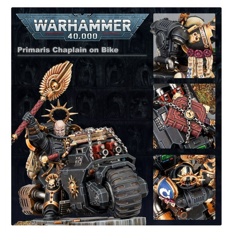 Games Workshop Warhammer 40,000 Space Marines Primaris Chaplain on Bike