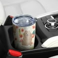 thumbnail image 5 of 20 Oz Pomeranian Dogs and Flowers Coffee Tumbler Double Wall Insulated Stainless Steel Water Bottle | Metal Reusable Thermoses Flask with Cup Cap | Leak & Sweat Proof with Anti-Dust Lid, 5 of 7