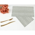 thumbnail image 5 of Unique Bargains Rustic Placemats Set of 6 Cotton and Linen for Dining Table Green, 5 of 7