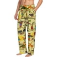 thumbnail image 2 of Daiia Ethnic African Men's Sleep Pant with Pockets and Drawstring,Pajama Pants-X-Large, 2 of 9