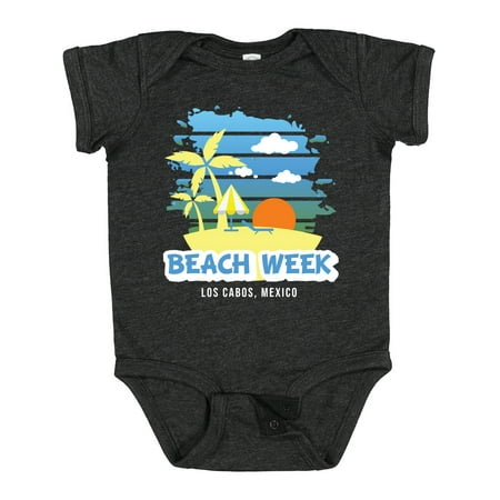 

Inktastic Beach Week Los Cabos Mexico with Palm Trees Gift Baby Boy Bodysuit