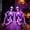 Purple, variant on 36" Full Body Skeleton Decoration,Halloween Posable Skeleton with Lights, 2Pack Gothic Skeletons Decor for Outdoor Indoor Yard Patio Haunted House,Light Up Spooky Party Decor