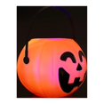 thumbnail image 2 of Cubos de calabaza portátiles para Halloween, linterna con luces LED, soportes para dulces de calabaza, bolsas para trucos o golosinas para niños, suministros para regalos de fiesta de Halloween,, 2 of 5