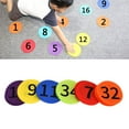 thumbnail image 1 of Carpet Marker, Polyester Reusable Multifunctional 36pcs Floor Dot Marker  for Teachers for Kindergarten for Classroom 36pcs, 1 of 8
