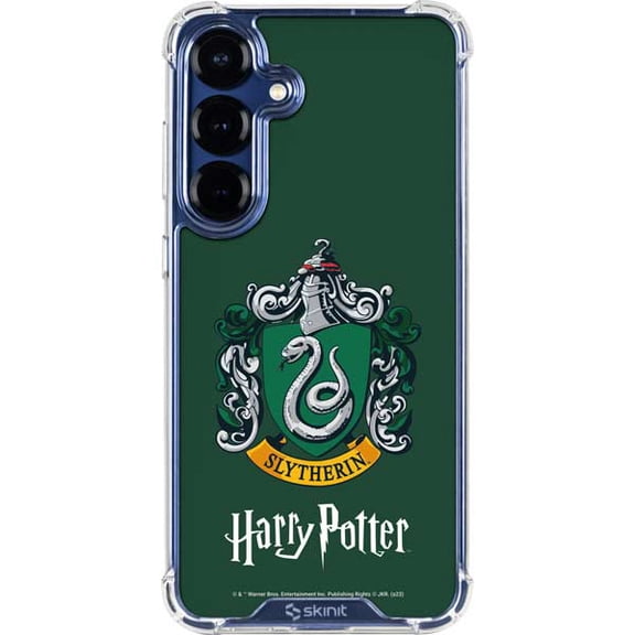 Skinit Wizarding World Harry Potter Slytherin House Crest Galaxy S25 Clear Case