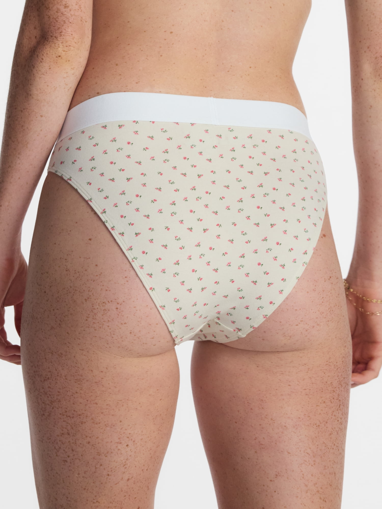 No Boundaries Cotton Stretch Jersey Bikini Panty, Women's XS-XXXL