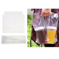 thumbnail image 2 of Bolsa De Embalaje De Plástico 50x Bolsa De Bebida Transparente Bolsa De Comida Para Llevar do SOLEDAD Bolsos para llevar portátiles, 2 of 10