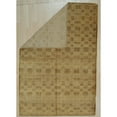 thumbnail image 2 of EORC Brown Handmade Wool Transitional Ningxia? Rug, 6' x 9', 2 of 4