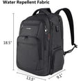 thumbnail image 5 of KROSER 17.3" Laptop Backpack Computer Backpack School Daypack with USB Charging Port for Work/Business/College, 5 of 8