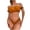 Yellow, variant on Levmjia Womens Ruffled Lace Lingerie Set Off Shoulder Bandeau Bra Bikini Brief Soft Stretch Breathable Lace Casual Romantic Date Night Solid Color