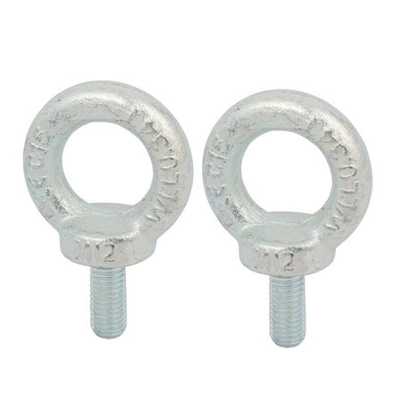 

Unique Bargains M12 Thread 30mm Shank Length C15 Carbon Steel Zinc Plated Lifting Eye Bolt 2pcs