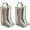 Gray edge, variant on CIYISON 2Sets Boot Bag for Traveling Dustproof Waterproof Shoe Bag High Boot Storage Bag