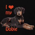 thumbnail image 2 of CafePress - I Heart My Doberman Maternity Dark T Shirt - Maternity Dark T-Shirt, 2 of 3