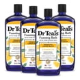 thumbnail image 1 of Foaming Bath Dr. Teal's con sal pura de Epsom, 1 litro, bálsamo de limón prebiótico, 1 of 9