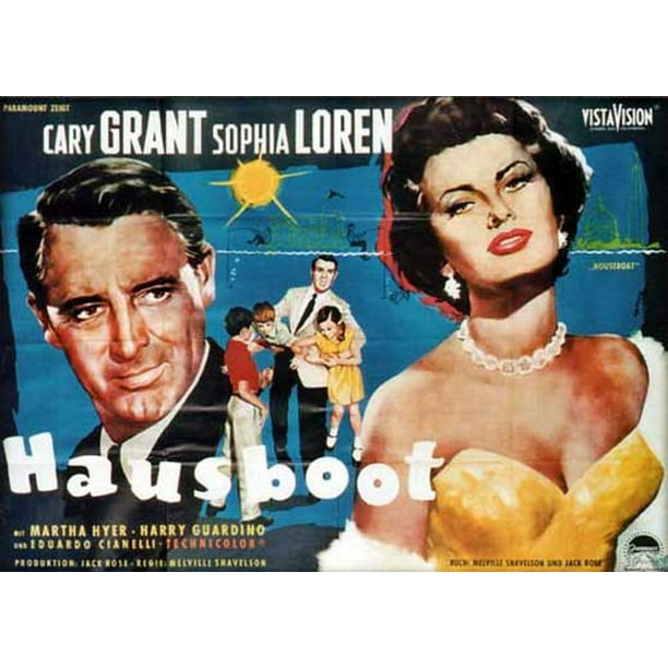 Houseboat Movie Poster Style A 11 X 14 1958 Walmart Com Walmart Com