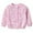 Pink, variant on lnmuld Kids Coats Elegant Girls Lace Knit Cardigan Openwork Lightweight Autumn Jacket for Toddlers and Children Solid Color Size:6-12 Months