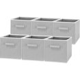 thumbnail image 1 of 2025 Latest Model Foldable Cube Storage Bin, Gray - 6 Pack Gray, 1 of 5