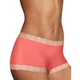 thumbnail image 2 of Maidenform One Fab Fit Microfiber Boyshort Underwear With Lace Coral Punch w/Coral Antiquity 5, 2 of 2