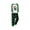 thumbnail image 4 of Fgnfyis Christmas Pajamas for Family Deer Horn Christmas Hat Letter Print Long Sleeve Pajamas Set Nightwear, 4 of 5