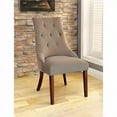 thumbnail image 1 of Havana Contemporary Side Chair, Beige Velvet - Set of 2, 1 of 1