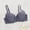 Gray, variant on SMihono Women's Underwire Demi Bra with Push-up Cups Padded T Shirt Bras for Women Push Up Comfort Underwire Brassiere Army Green 75B