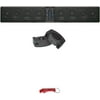 Powerbass XL-850 Bluetooth ATV/UTV 8 Speaker 300 W Soundbar & XL C-Clamps Kit