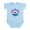 Sky Blue, variant on CafePress - Chernomorets Odessa (Retro Lo Infant Bodysuit - Baby Light Bodysuit, Size Newborn - 24 Months
