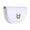 White, variant on lacooooppia Golf Rangefinder Case Portable Waterproof PU Leather Carrying Case Protective Golf Ball Waist Bag Rangefinder Storage Bag Compact Fanny Pack Sports Accessories Suitable for White
