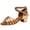 Gold, variant on Otqutp Latin Dance Shoes for Girls Low Heels Tango Salsa Ballroom Shoes Summer Professional Performance Practice Dancing Shoes