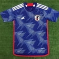 thumbnail image 1 of 2022 Copa Del Mundo Japón Camiseta De Fútbol En Casa Para Hombre Versión Azulpangjing, 1 of 3