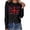 D1-Black48, variant on Womens 250th Anniversary USA T-Shirt O Neck Long Sleeve Independence Day Tee Splatter Union Jack Print Patriotic T Shirt