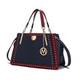 thumbnail image 1 of MKF Collection by Mia K. MKF-CB-X615NV-RD Aubrey Satchel, 1 of 1