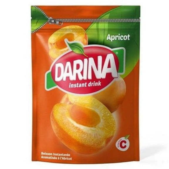 Darina Instant Powder Drink, Apricot Flavor – 500g Bag | Refreshing Fruit-Flavored Beverage Mix