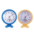 thumbnail image 3 of Termómetro redondo con forma de reloj para interiores y exteriores higrómetro humedad azul Hugtrwg Para estrenar, 3 of 4