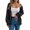 Black, variant on Lixiuxyad Womens Cardigans Women's Lightweight Long Sleeve Open Front Cardigan Solid Color Lace Knit Sweater Casual Oversized Coat For Spring Fall Winter,Black