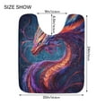 thumbnail image 5 of 2 Piece Soft Bathroom Rug Set Vibrant Colors Dragon Bath Mat and U-Shaped Toilet Contour Rug (16"x24"+20"x24"), 5 of 7