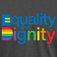 thumbnail image 3 of CafePress - Equality And Dignity T Shirt - Mens Comfort Colors Shirt, 3 of 5