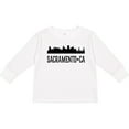 thumbnail image 3 of Inktastic Sacramento California City Skyline Boys or Girls Long Sleeve Toddler T-Shirt, 3 of 5