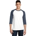 thumbnail image 1 of District® Very Important Tee® manga raglán de 3/4. DT6210 Distrito DT6210, 1 of 1