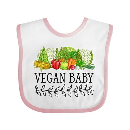 

Inktastic Vegan Baby Vegetables Gift Baby Boy or Baby Girl Bib